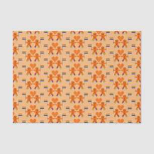 Gay Men Christmas Gingerbread Couple Tissue Paper
