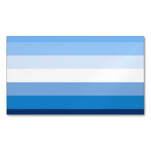 gay men flag 	Magnetic business card