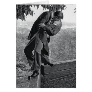 Gay Men Kissing on the Edge