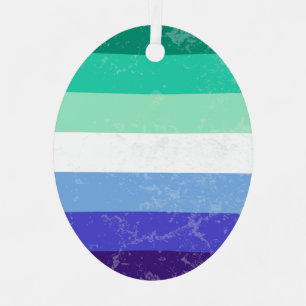 Gay Men Metal Ornament