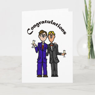 Gay Men Wedding Card Customize It!