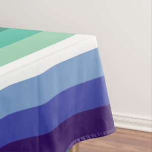 Gay Men's Pride, Striped Print, LGBTQ PRIDE Tablecloth