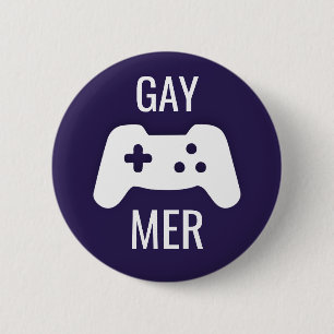 Gay Mer 2 Inch Round Button