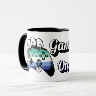 Gay MLM Pride Game On Tiger Paw Controller Mug 26