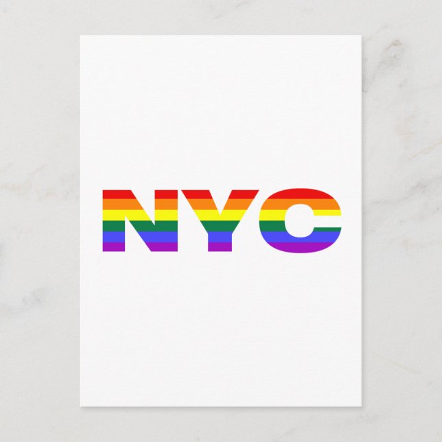 Gay NYC postcard (Front)