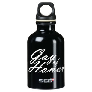 Gay of Honour Bar   Bridal Party Custom Keepsake Water Bottle
