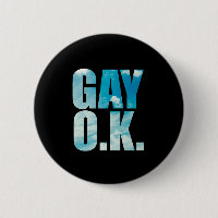 Gay OK Funny Hipster Cloud Text