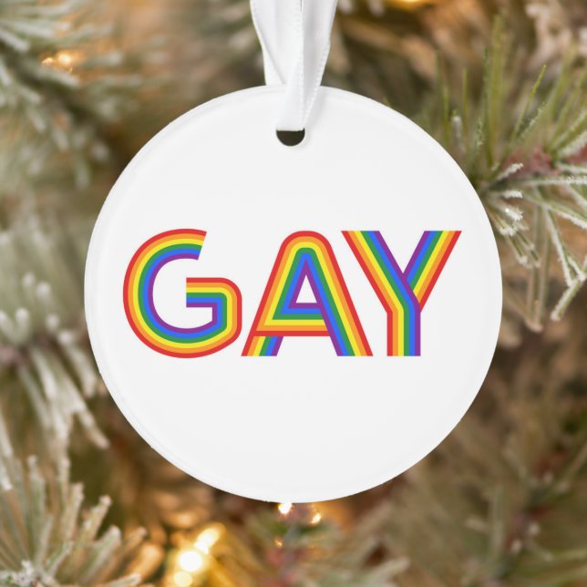 GAY ORNAMENT (Tree)