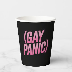 Gay Panic LGBTQ Protest Pride Paper Cups