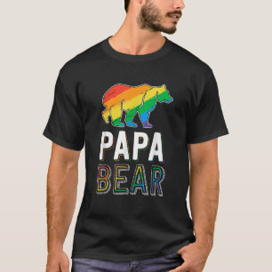 Gay Papa Bear Shirt Proud Dad LGBTQ Parent LGBT Fa