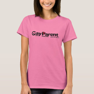 Gay Parent magazine 2 colour logo shirt