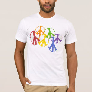 Gay Peace Symbols T-Shirt