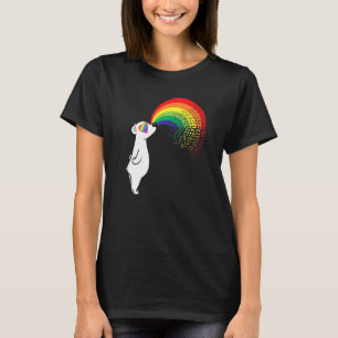 Gay Polar Bear  Lgbtq Stuff For Teens Rainbow Hear T-Shirt