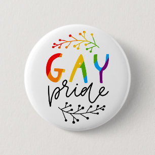 Gay Pride 2 Inch Round Button
