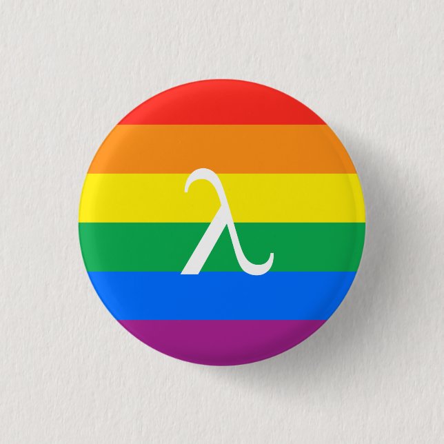 Gay Pride Activism 1 Inch Round Button (Front)