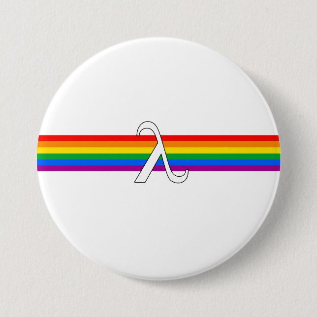 Gay Pride Activism 3 Inch Round Button (Front)