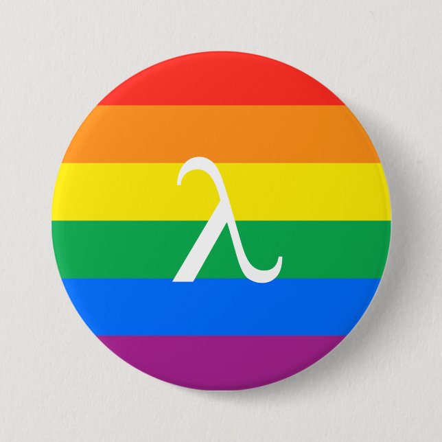 Gay Pride Activism 3 Inch Round Button (Front)