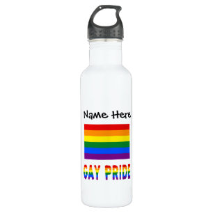 Gay Pride and Rainbow Flag Personalized  710 Ml Water Bottle