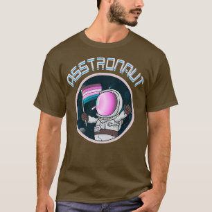 Gay Pride Astronaut LGBTQ Space Lesbian Men Women  T-Shirt