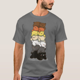 Gay Pride Bear LGBT Kawaii Bears Pile Cute Cub Bea T-Shirt