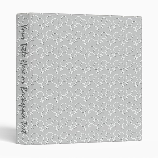 Gay Pride Binder Custom Lesbian Love Photo Album (Front/Spine)