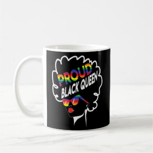Gay Pride Black Queen Lesbian African American Lg Coffee Mug