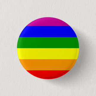 Gay Pride button/flag 1 Inch Round Button