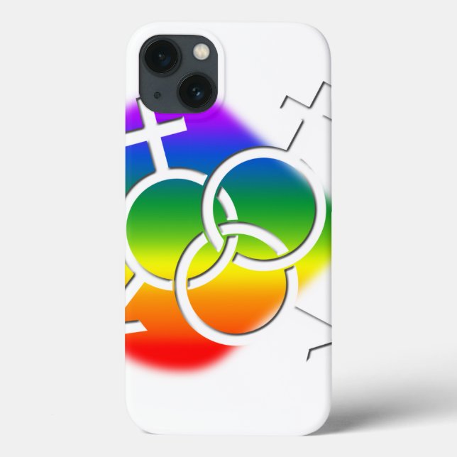 Gay pride coque ipad Rainbow Love Tablet Coques (Verso)