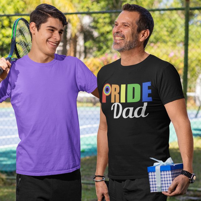 Gay Pride Dad LGBTQ Father's Day T-Shirt (Creator Uploaded)