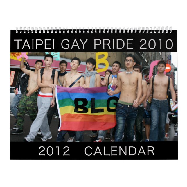Gay pride de Taïpeh 2010, calendrier 2012 (Protection)