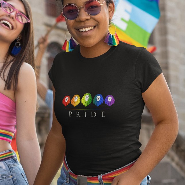 Gay pride - des Lions - T-shirt arc-en-ciel LGBT (Créateur téléchargé)