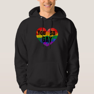 Gay Pride Equal Rights So Gay Rainbow Hoodie