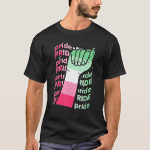 Gay Pride Fist Abrosexual Flag Pride Month Lgbt Ab T-Shirt