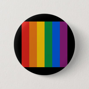 Gay Pride Flag 2 Inch Round Button