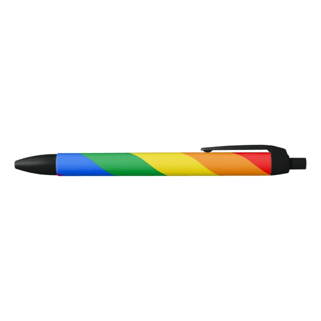 Gay Pride Flag Blue Ink Pen (Top)
