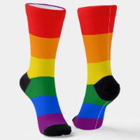 Gay Pride flag colours stripes window cling
