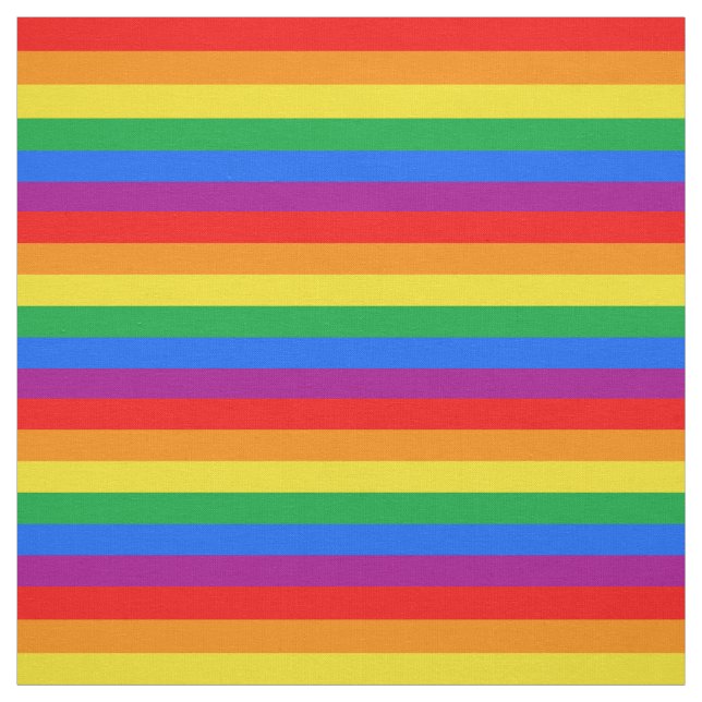 Gay Pride Flag Fabric (Swatch)