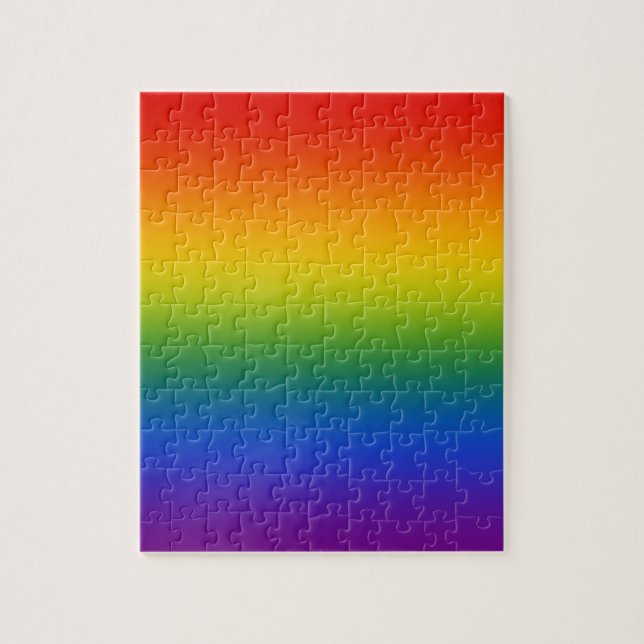 gay pride flag jigsaw puzzle (Vertical)