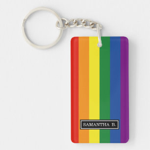 Gay pride Flag Keychain