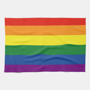 Gay pride Flag Kitchen Towel