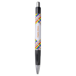 Gay Pride Flag LGBTQ Tiled Pen