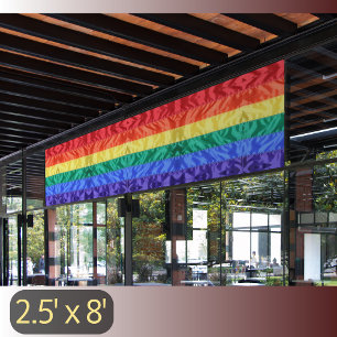 Gay Pride Flag Rainbow Flag Rainbow Stripes Store Banner