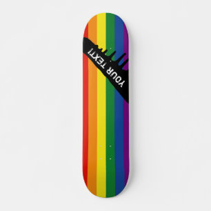 Gay pride Flag Skateboard