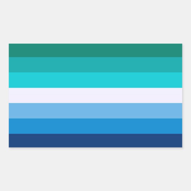 Gay Pride Flag Sticker (Front)