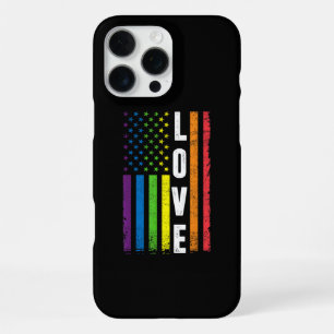 Gay Pride Gifts Men Women LGBT Rainbow Flag Gay Lo iPhone 16 Pro Max Case