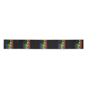 Gay Pride Gifts Men Women LGBT Rainbow Flag Gay Lo Satin Ribbon
