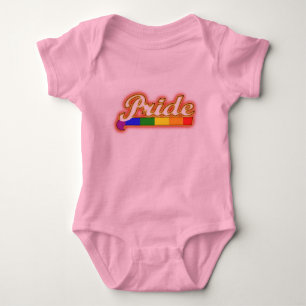 Gay Pride Glowing Pride Baby Bodysuit