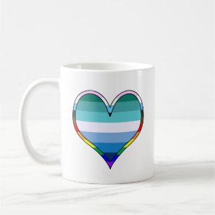 Gay Pride Heart Coffee Mug