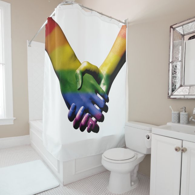 Gay Pride Holding Hands (In Situ)