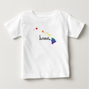 Gay Pride Home   Hawaii Baby T-Shirt